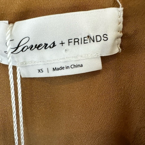 Revolve Lovers + Friends Jill Leopard Print Ruffle Romper in Tan - Picture 11 of 15